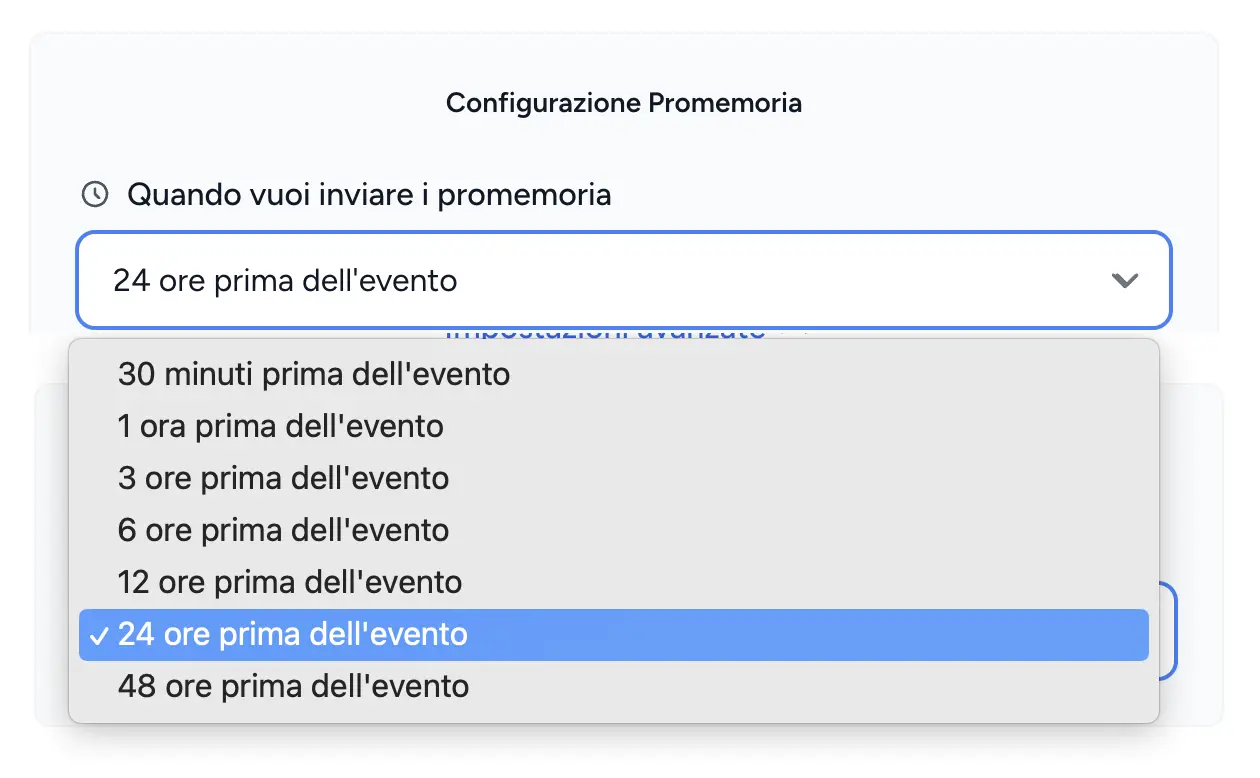 Promemoria WhatsApp